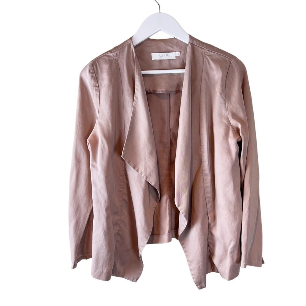 ASTR‎ the Label Open Front Jacket Size M Tencel
